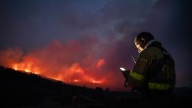 Imagen de archivo de otro incendio en la provincia de Salamanca