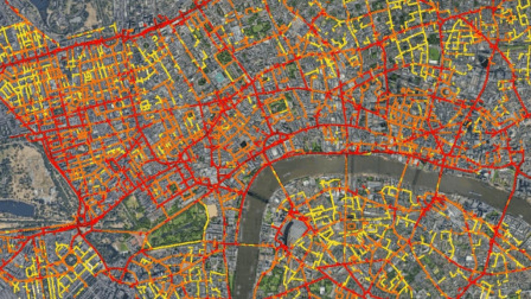 Data such as air quality in urban areas