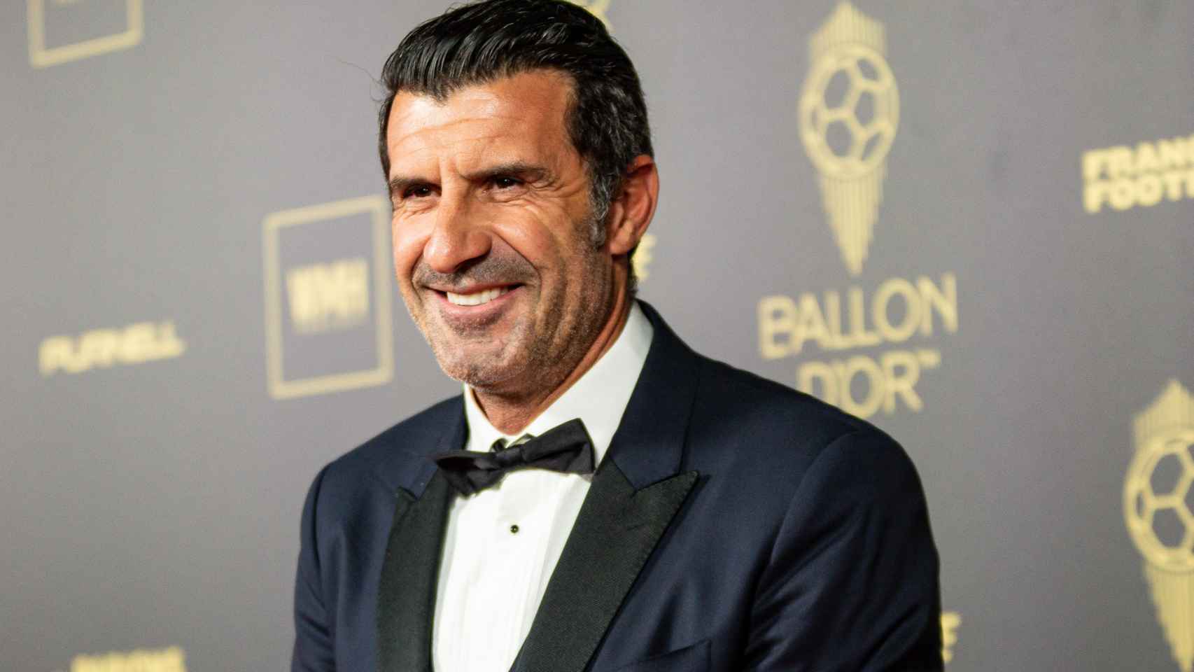 Luis Figo, en la gala del Balón de Oro 2022