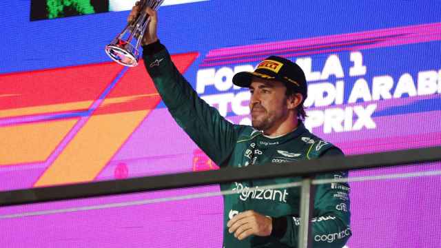 Fernando Alonso, tras conseguir el podio 100 en la Fórmula 1 en el Gran Premio de Arabia Saudí 2023