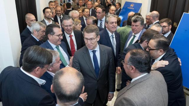 Alberto Núñez Feijóo, en un acto reciente en Madrid.