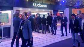 El stand de Qualcomm en el Mobile World Congress de Barcelona de 2023.