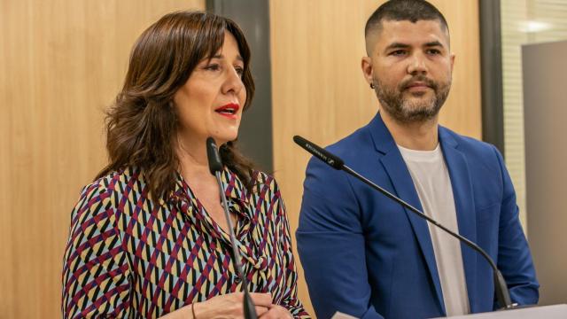 La consejera de Igualdad de Castilla-La Mancha, Blanca Fernández, en rueda de prensa.