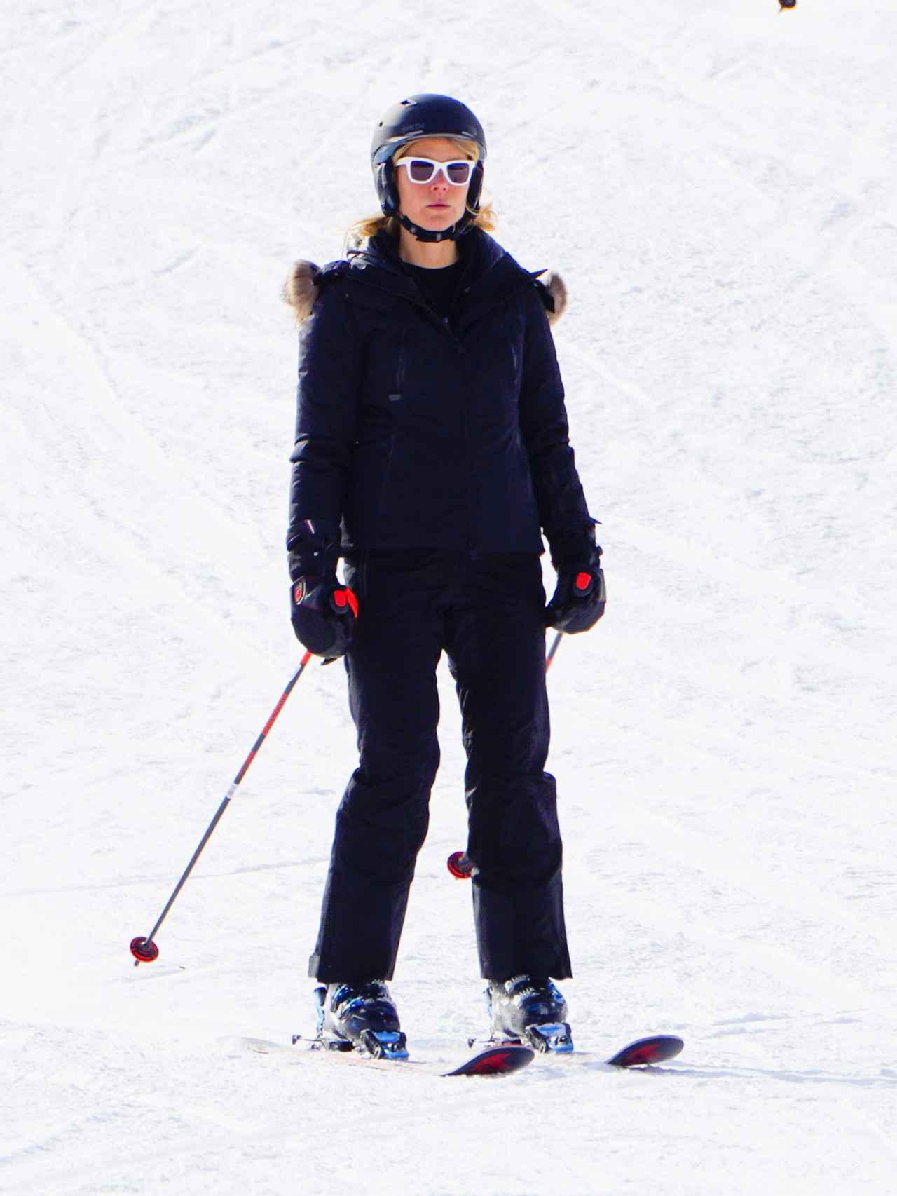 Gwyneth Paltrow esquiando.