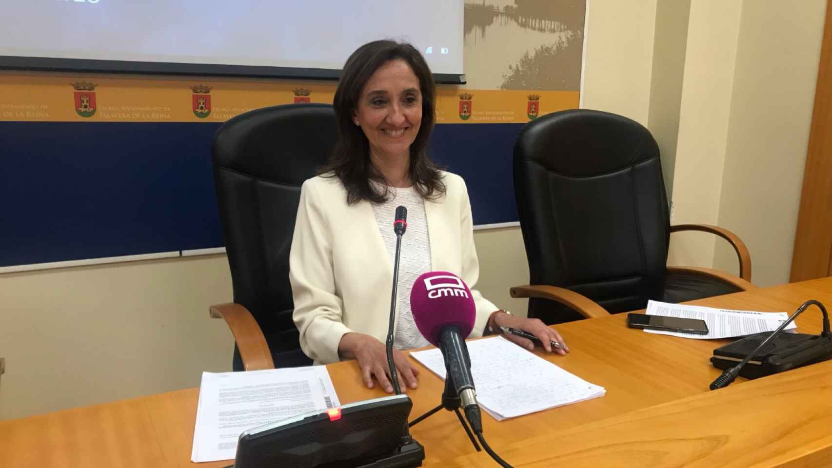 Flora Bellón, portavoz del Gobierno de Talavera. Foto: Ayuntamiento de Talavera.