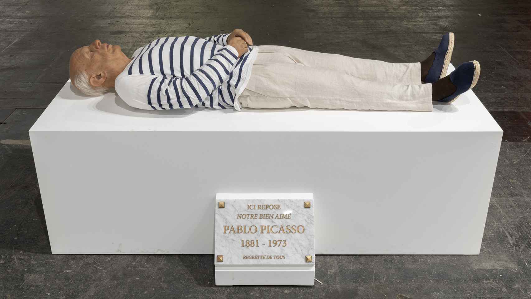 'Aquí murió Picasso', 2017. Foto: Galería ADN