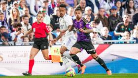 Partido celebrado esta tarde entre el Valladolid y el Real Madrid