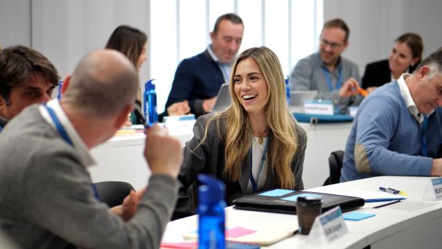 Alumnos del programa Superpymes que desarrolla la institución valenciana.