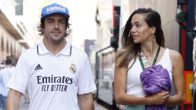 Fernando Alonso y Andrea Schlager en una imagen de archivo.