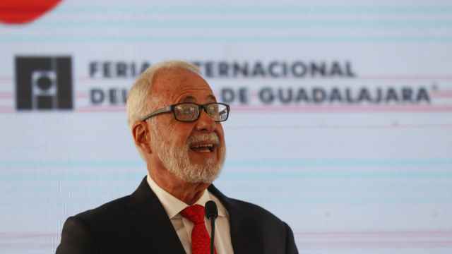 Imagen del pasado abril del presidente de FIL, Raúl Padilla López. Foto: Francisco Guasco (Efe)