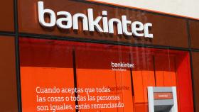 Una oficina de Bankinter en Madrid.