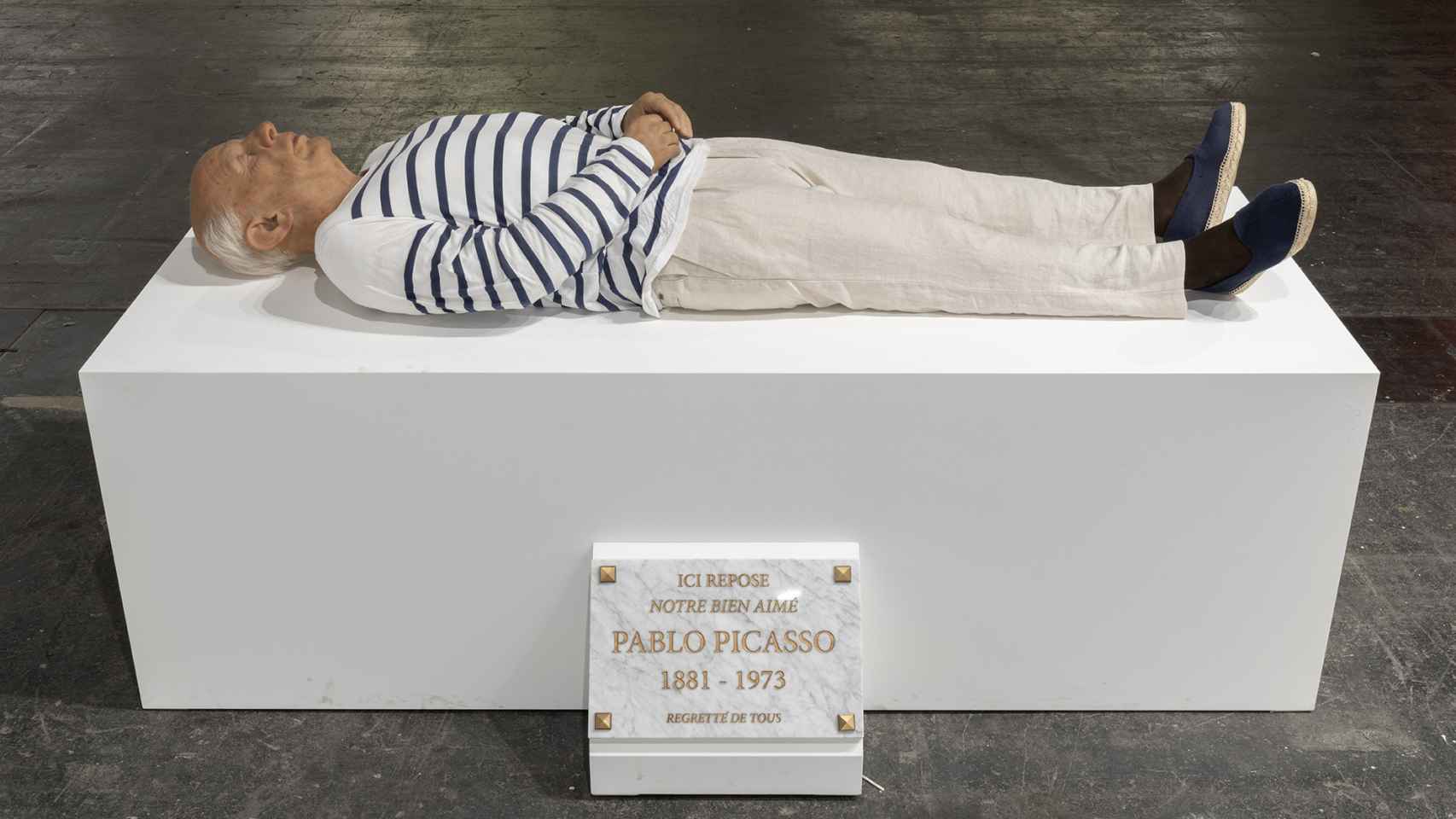 Eugenio Merino: 'Aquí murió Picasso', 2017. Galería ADN