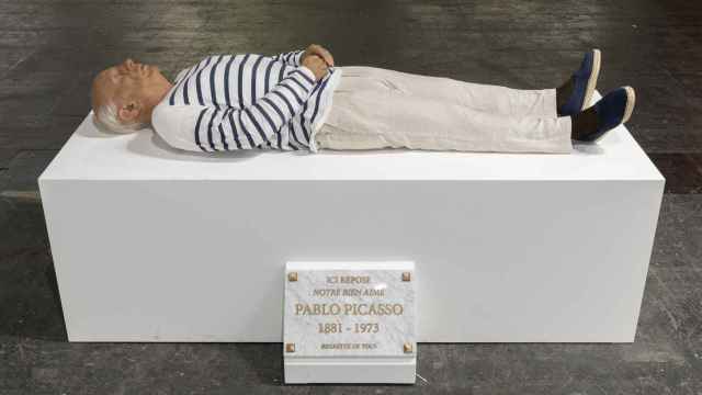 Eugenio Merino: 'Aquí murió Picasso', 2017. Galería ADN
