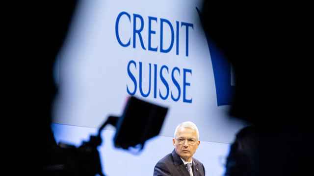 Axel Lehmann, presidente de Credit Suisse, durante la junta de accionistas del banco celebrada la semana pasada.