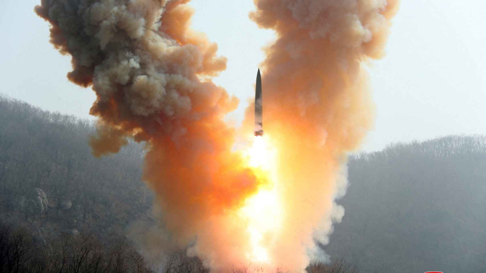 Misil disparado por el ejército de Corea del Norte.