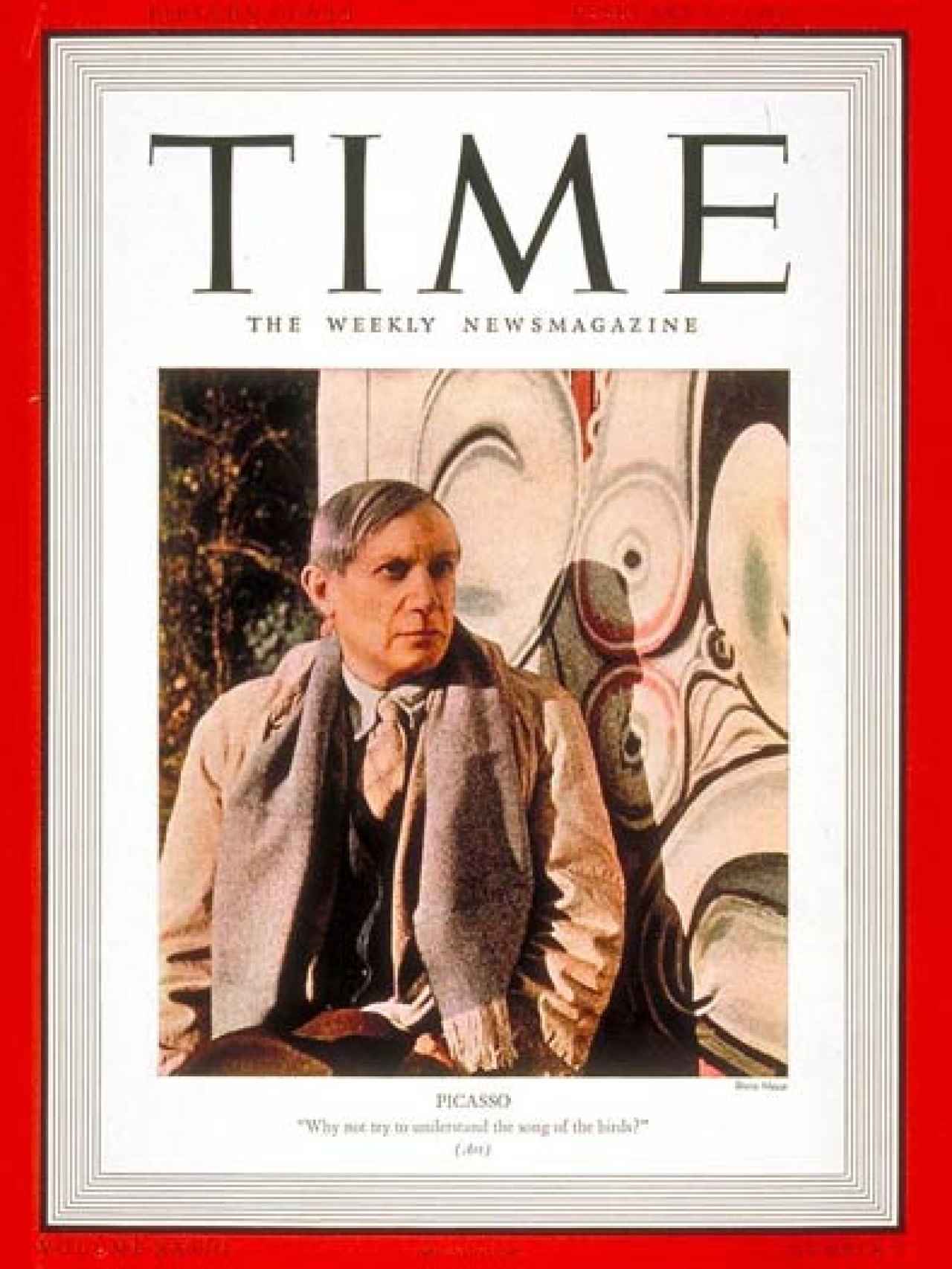 Picasso en la portada de 'Time' en 1939