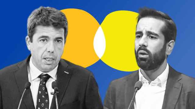 Carlos Mazón y José Muñoz presentan sus políticas de ahorro fiscal.