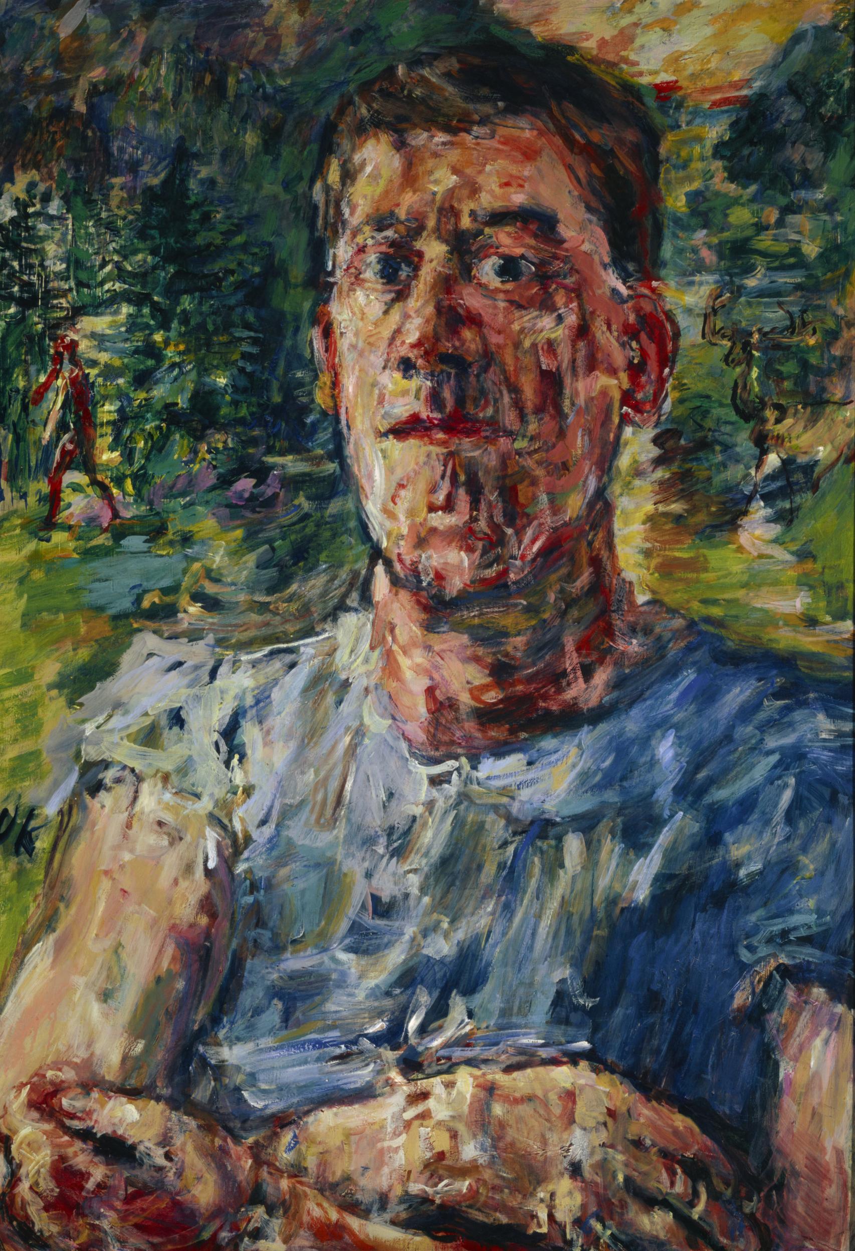 'Autorretrato de um Artista Degenerado', 1937. Galeria Nacional da Escócia.  © Fundação Oskar Kokoschka, 2023, VEGAP, Bilbao