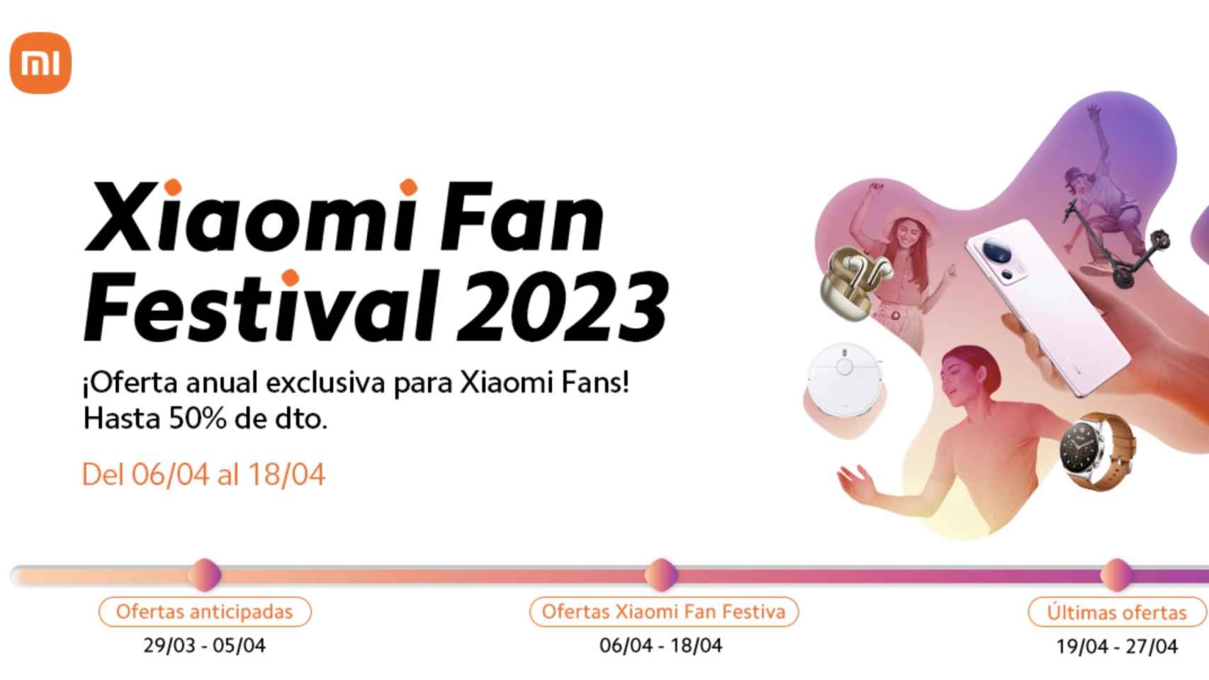 Las mejores ofertas de Xiaomi: grandes descuentos en el Xiaomi Fan Festival 2023