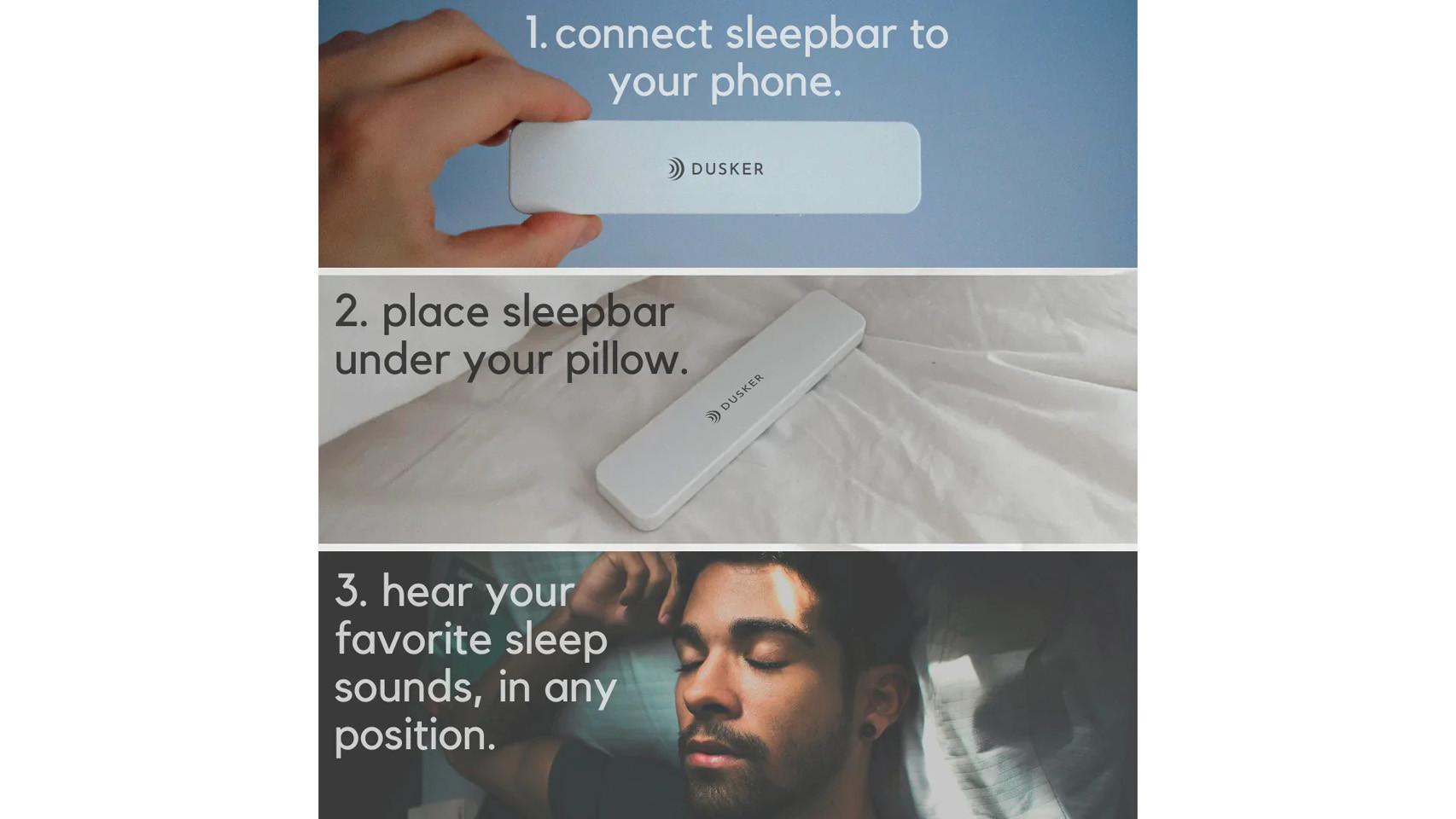 Altavoz de almohada Bluetooth de conducción ósea para dormir, máquina de  ruido blanco debajo de la almohada altavoz para bebés, niños y adultos, 8