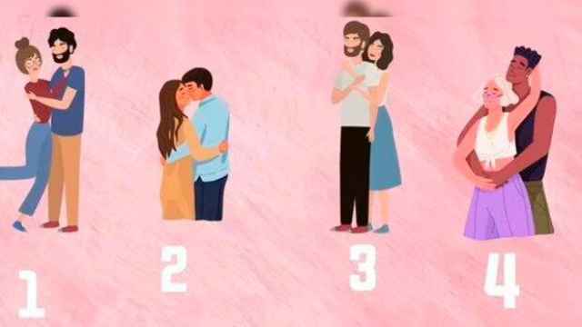 Escoge el abrazo que te parezca más romántico y conocerás los resultados del test viral.