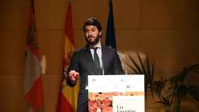 El vicepresidente de la Junta de Castilla y León, Juan García-Gallardo, en el congreso 'La España Medieval'