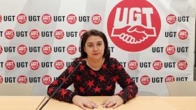 La secretaria de Igualdad y Políticas Sociales de UGT CLM, Azucena Dombriz.