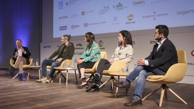 Imagen de la mesa redonda 'eCommerce', en la segunda jornada del II Foro Económico Español en Galicia 'La Galicia que viene'.