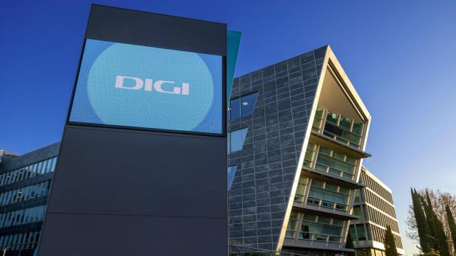 Exteriores de la sede de Digi en Madrid.