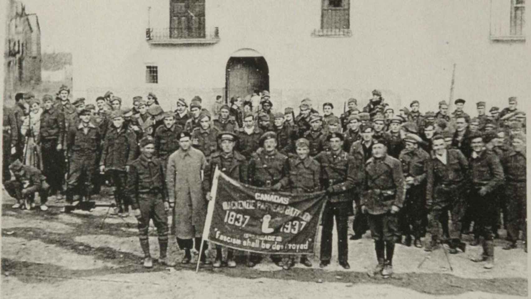 El batallón canadiense que combatió en la Guerra Civil española del lado de la República.