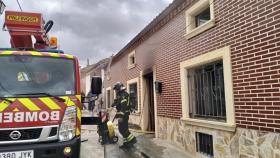 Incendio en una vivienda de Gimialcón, en Ávila.