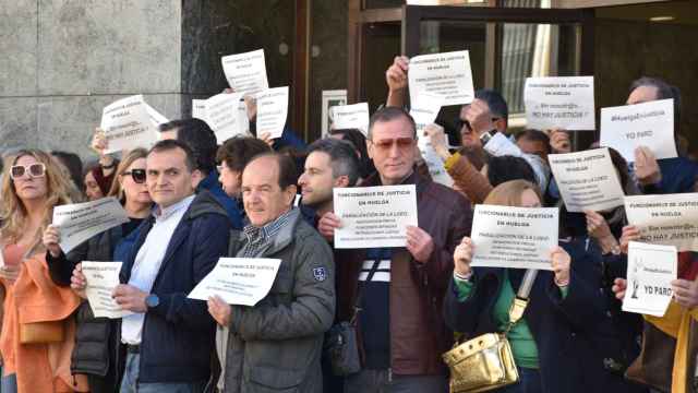 Huelga de los trabajadores de Justicia de Castilla y León