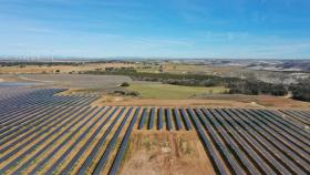 Imagen del primer proyecto fotovoltaico de Iberdrola en Castilla y León.