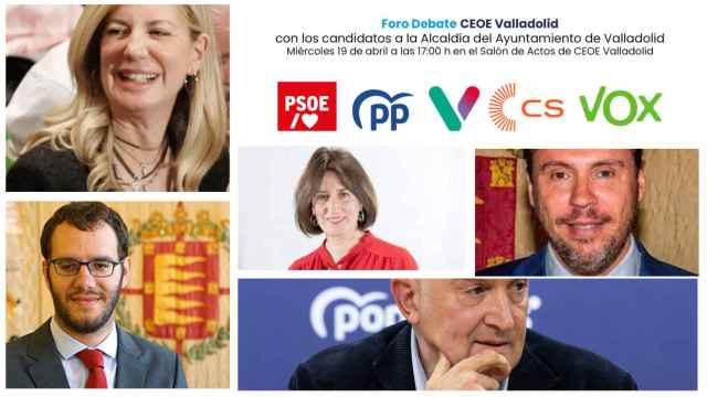 Llega el primer debate a cinco entre los candidatos a la Alcaldía de Valladolid