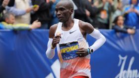 Eliud Kipchoge, en el Maratón de Boston 2023