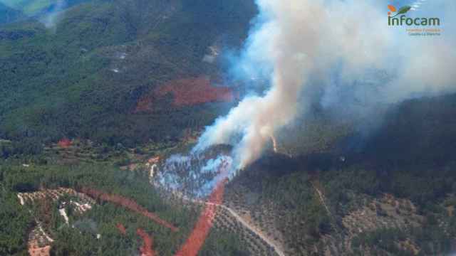 Incendio forestal en Alcantarilla (Albacete). Foto: Plan Infocam.