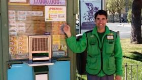 Roberto, el vendedor de la ONCE que ha repartido suerte en Segovia.