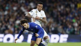 Éder Militao, durante el Real Madrid - Chelsea