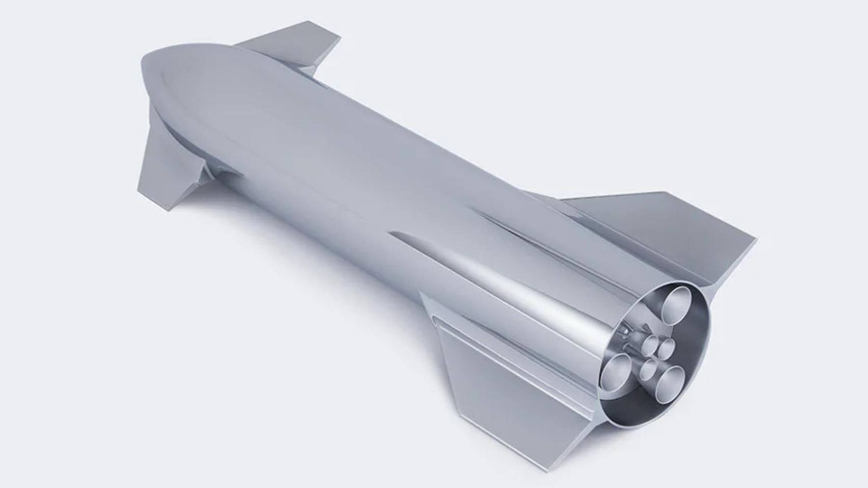 Maqueta de Starship