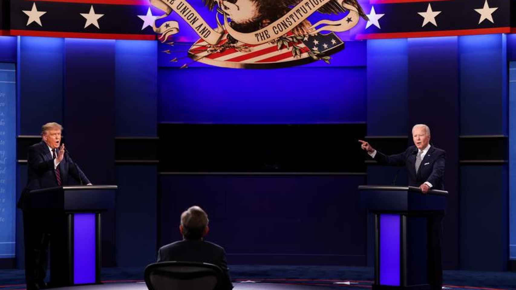 Debate entre Trump y Biden.