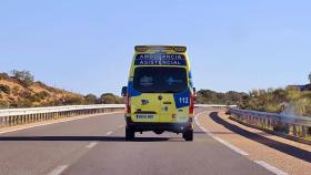 Ambulancia 112 en carretera