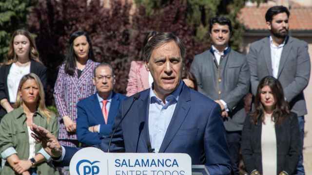 El actual alcalde y candidato del PP a la reelección, Carlos García Carbayo