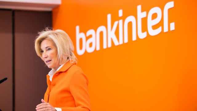 María Dolores Dancausa, consejera delegada de Bankinter, el jueves durante la presentación de resultados del banco.