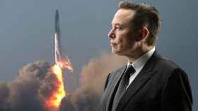 La Starship y Elon Musk, CEO de SpaceX.