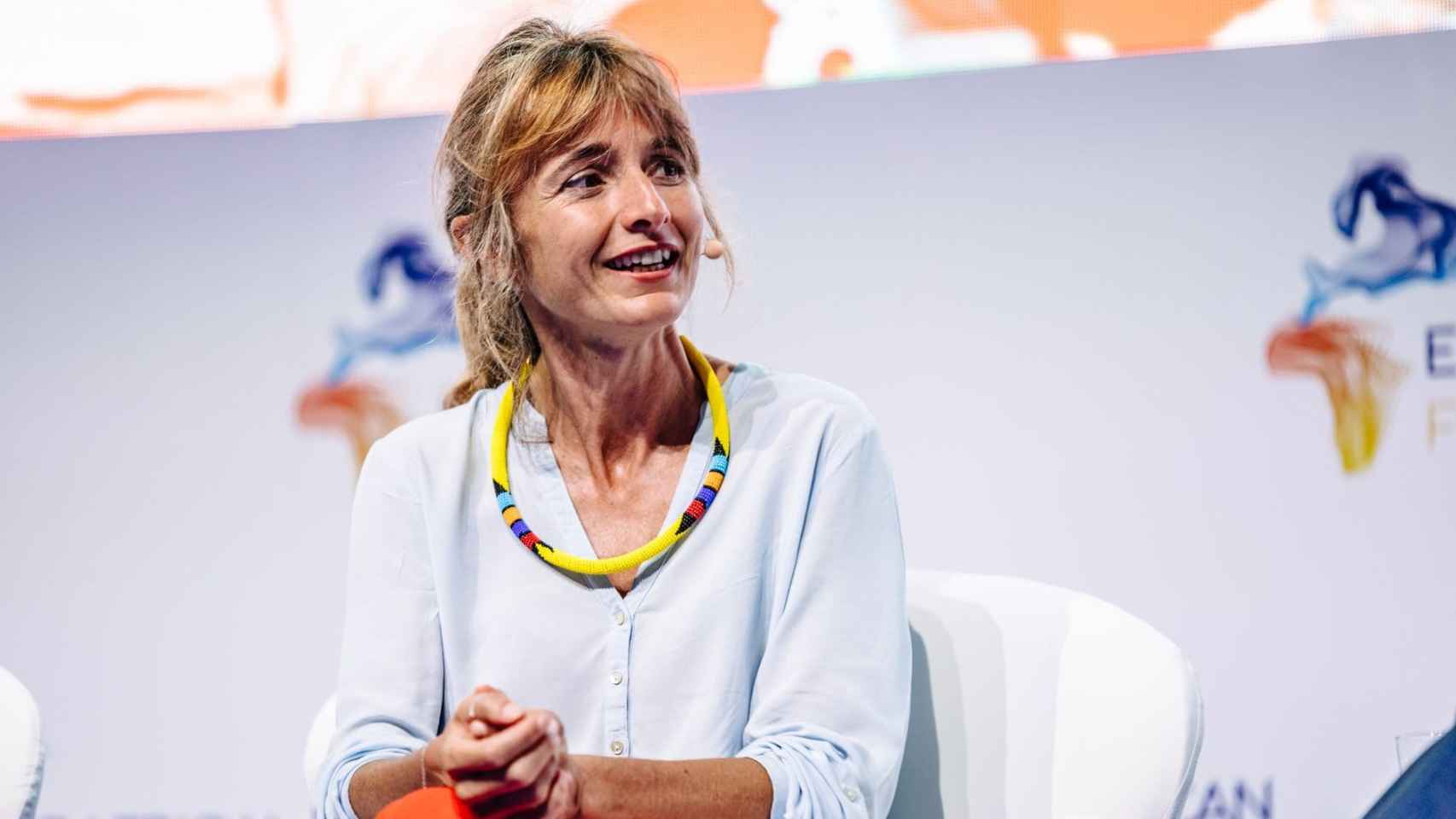 María Ángeles León, vicepresidenta de SpainNAB, en una foto de archivo en EuroAfrican Forum MA.