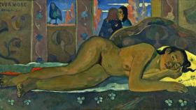 Paul Gauguin: 'Nevermore', 1897. © The Samuel Courtauld Trust, The Courtauld Gallery, London / Bridgeman Images