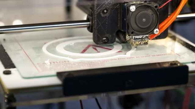 Una impresora 3D en pleno proceso de fabricación-. FOTO: Pixabay.