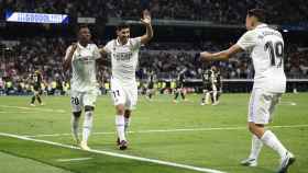 Asensio celebra su gol contra el Celta de Vigo