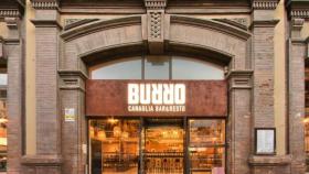 Restaurante Burro en la calle Luis Montoto, en Nervión (Sevilla)