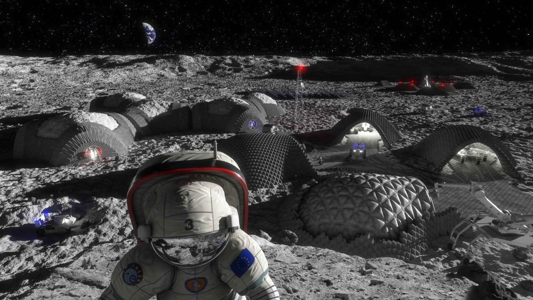 Base futura en la Luna